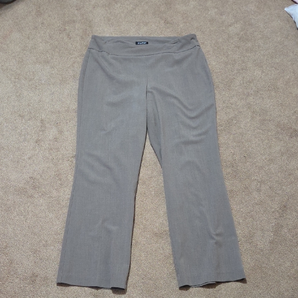 Roz & Ali Tan Boot Cut Pants